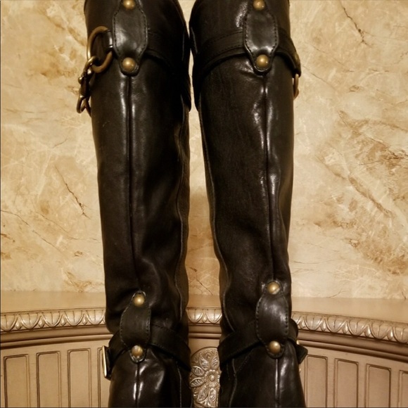 Coach Leather Boots - Picture 2 of 8